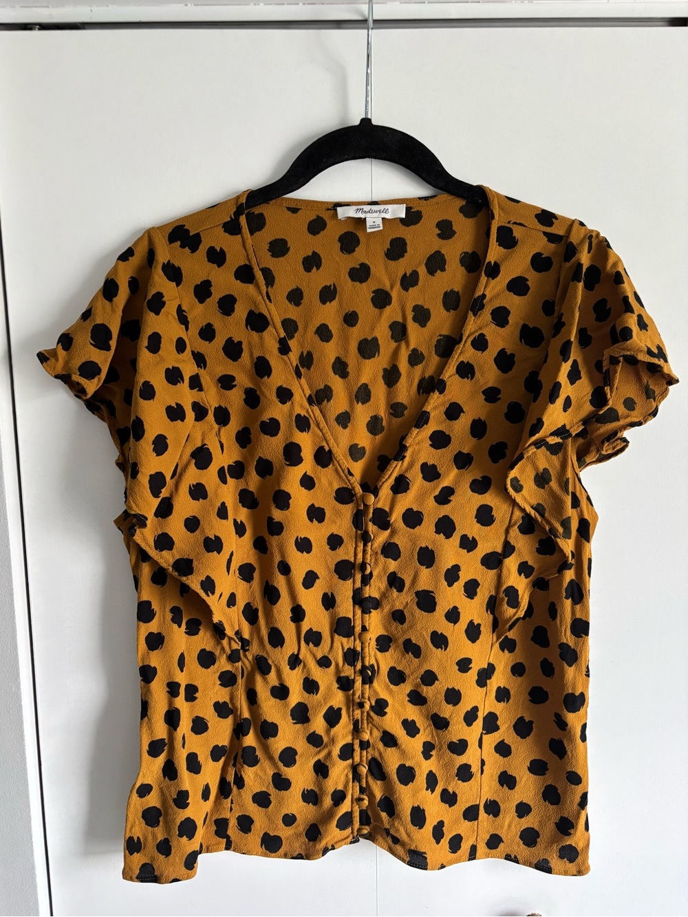 Madewell Cheetah Print Top size 8